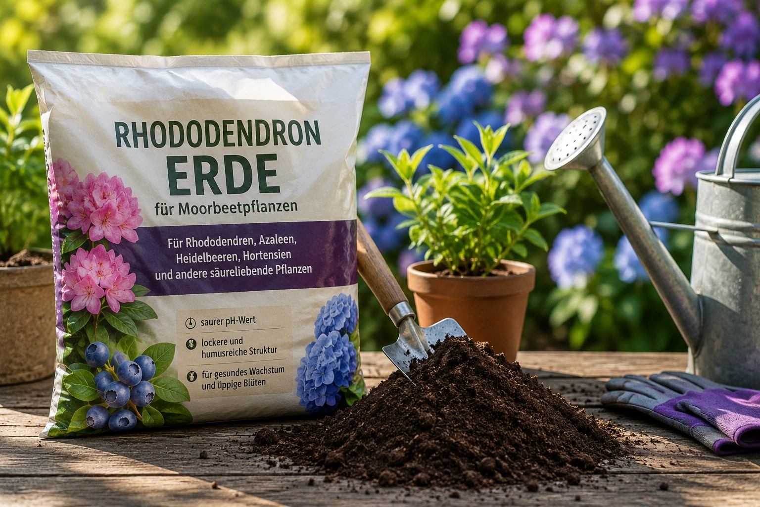 Spezielle Rhododendronerde für Heidelbeeren