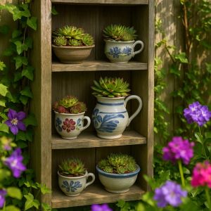 Gestaltungsidee mit Semperviven