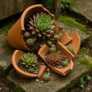 Gestaltungsidee mit Semperviven