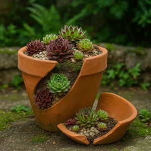 Gestaltungsidee mit Semperviven