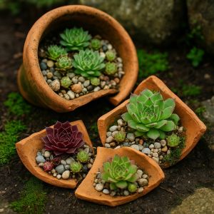 Gestaltungsidee mit Semperviven