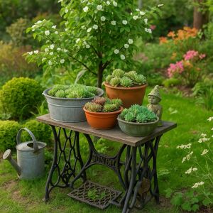 Gestaltungsidee mit Semperviven