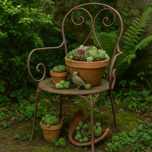Gestaltungsidee mit Semperviven