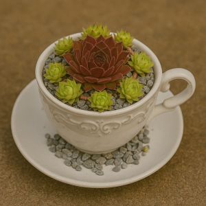Gestaltungsidee mit Semperviven