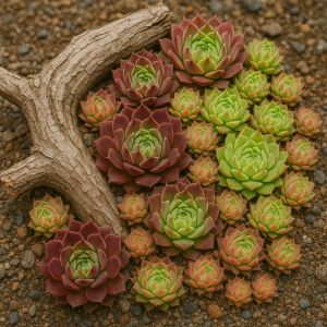 Gestaltungsidee mit Semperviven