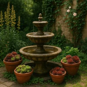 Gestaltungsidee mit Semperviven