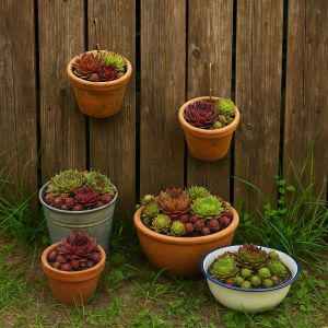 Gestaltungsidee mit Semperviven