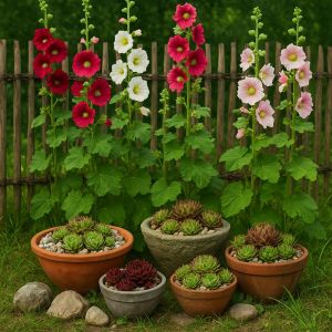 Gestaltungsidee mit Semperviven