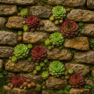 Gestaltungsidee mit Semperviven