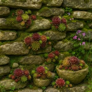 Gestaltungsidee mit Semperviven