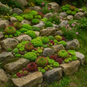 Gestaltungsidee mit Semperviven