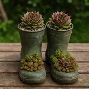 Gestaltungsidee mit Semperviven