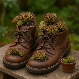 Gestaltungsidee mit Semperviven