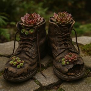 Gestaltungsidee mit Semperviven
