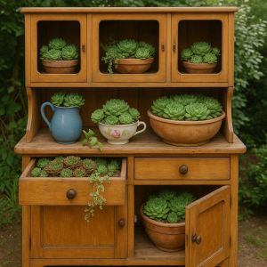 Gestaltungsidee mit Semperviven