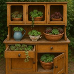 Gestaltungsidee mit Semperviven