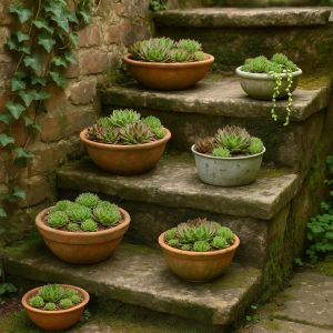 Gestaltungsidee mit Semperviven