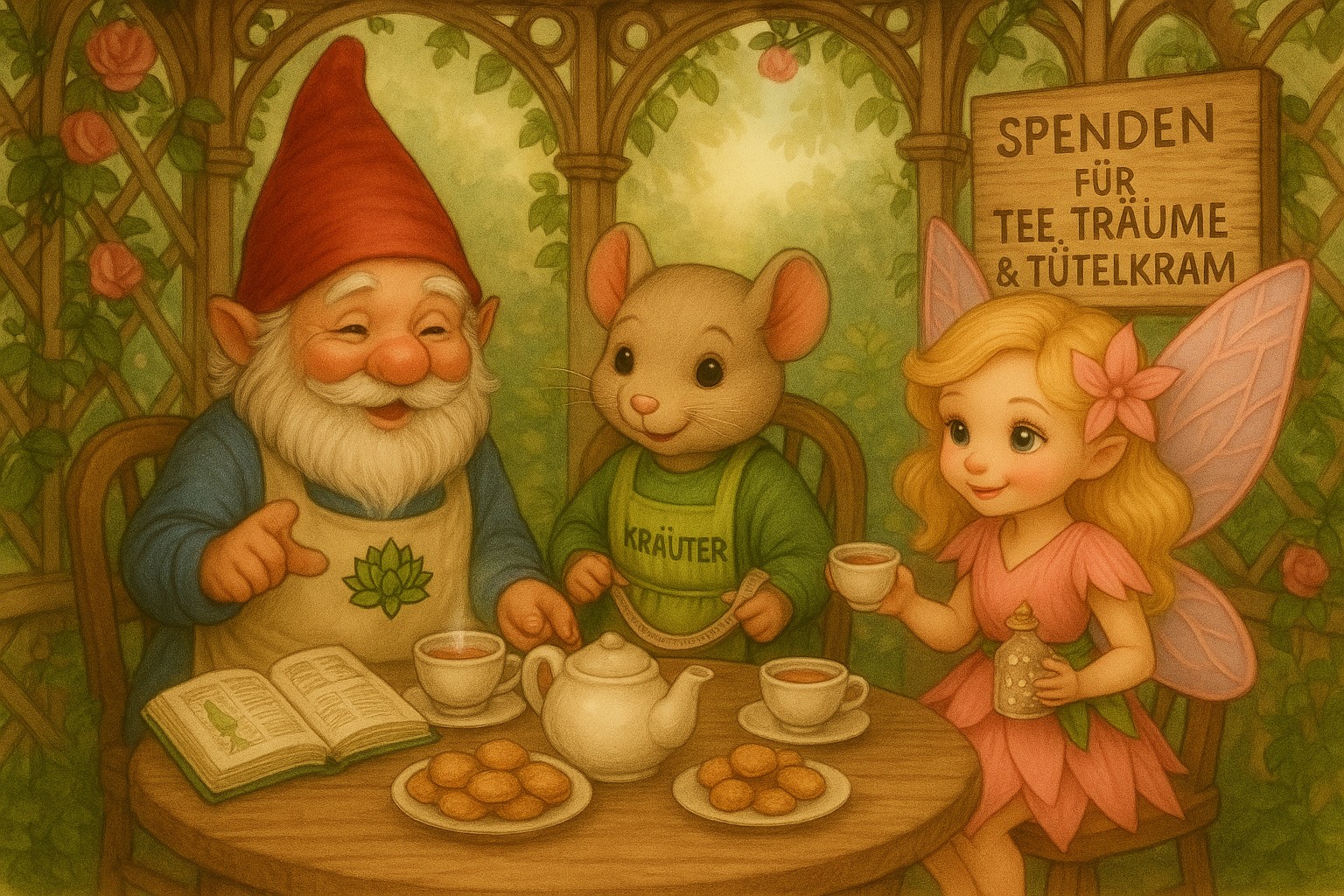 Ein Tässchen Tee für den Zaubergarten