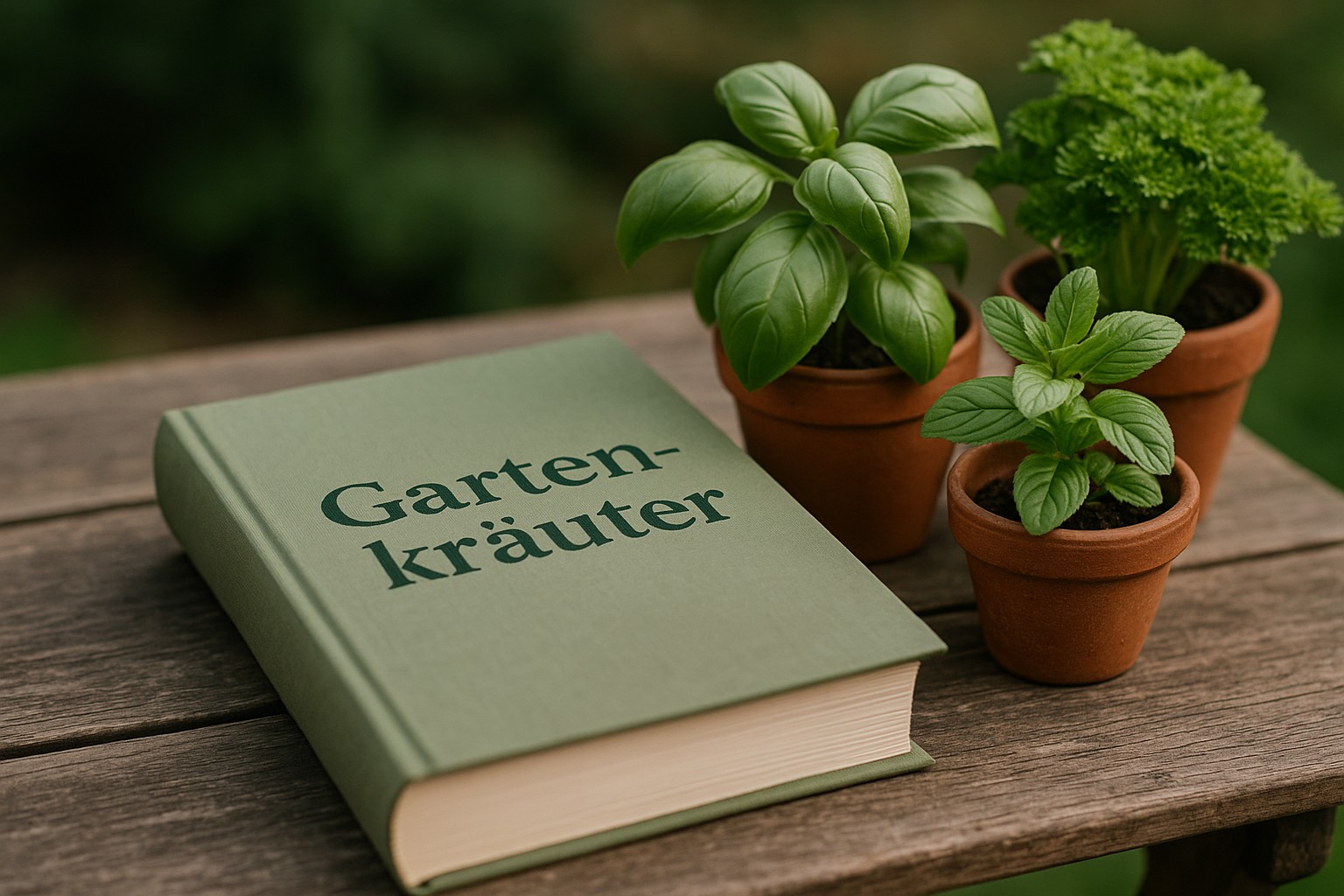 Buch über Gartenkräuter als Geschenkidee