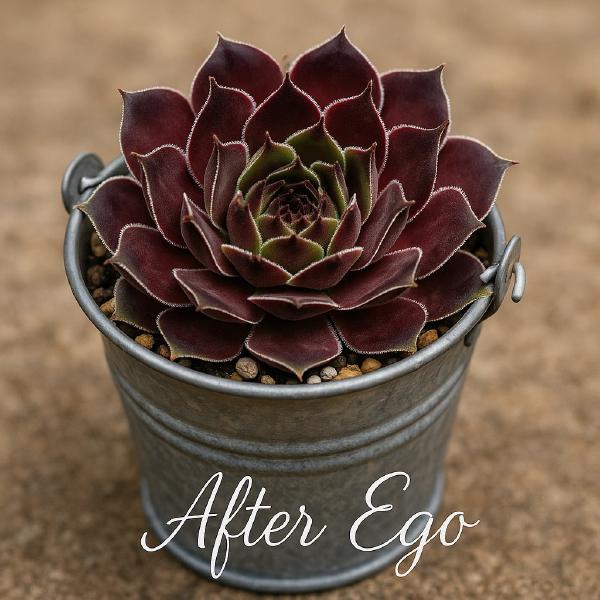 Sempervivum-Sorte After Ego im Pflanztopf