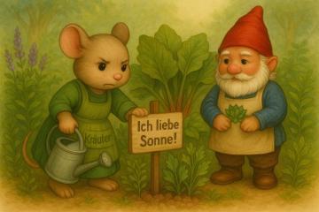 Geschichte 5 – Rhabarber-Ärger im Kräuterbeet